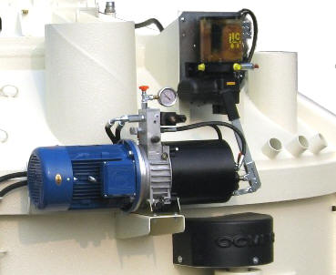 Ocmer SF planetary concrete mixer hydraulic and grease pump